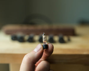 Nixie Tube Clock - Solid Walnut