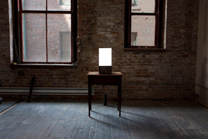 Luminous Touch - An Industrial Inspired Tabletop Luminaire